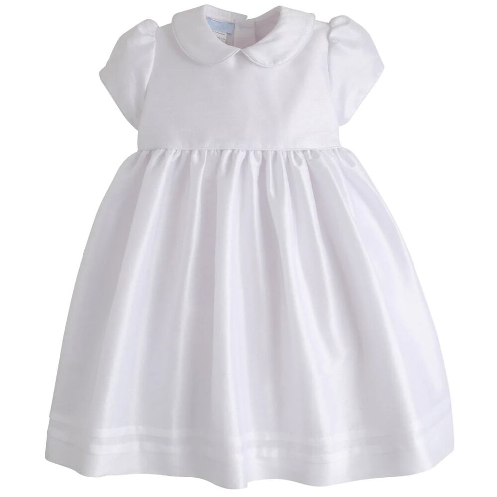 COPY - Little English Peter Pan Formal Dress - Special Occasion White 18-24 mon…